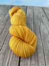 Poseidon's Trident, Goldenrod Yellow, Silk Treasures Lace Yarn