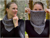 Gray Ghost Ship Kit, Cable Cowl Knitting Kit, Organic Merino Sport Treasures Yarn