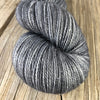 Ghost Ship, Charcoal Gray Sparkle Toes Sock Yarn