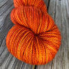 Lusty Wench, Orange Sparkle Toes Sock Yarn