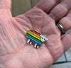 Rainbow Sheep Enamel Pin