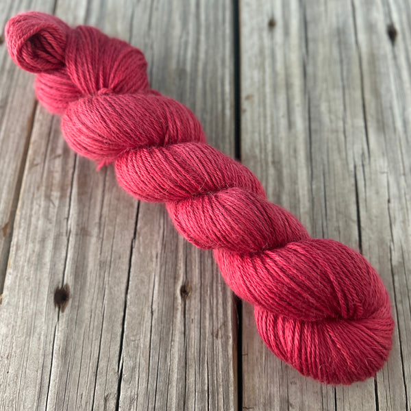 Ruby Daggers, Red Treasured DK Luxe Yarn