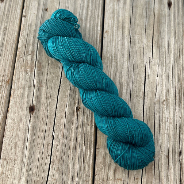 Sea Monster, Teal, Treasured Toes Sock Yarn