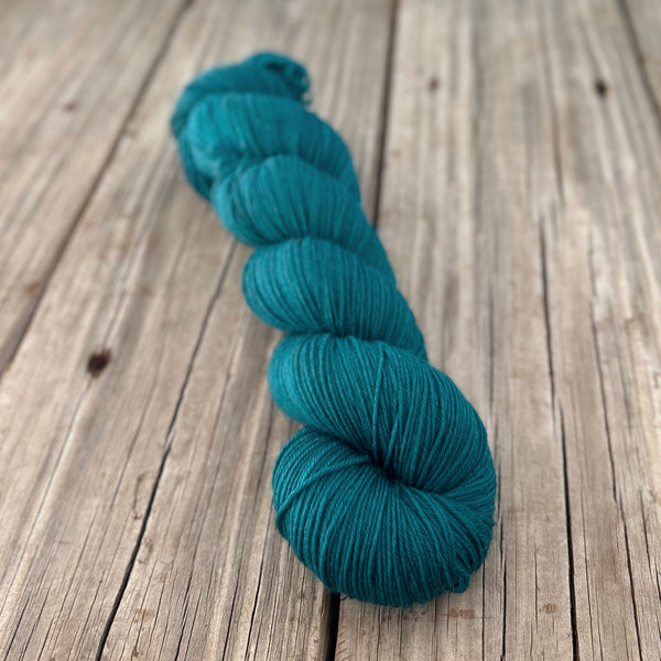 Sea Monster, Teal, Treasured Toes Sock Yarn